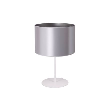 Duolla - Galda lampa CANNES 1xE14/15W/230V d. 20 cm sudraba/balta