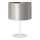 Duolla - Galda lampa CANNES 1xE14/15W/230V d. 20 cm sudraba/balta
