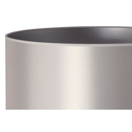 Duolla - Galda lampa CANNES 1xE14/15W/230V d. 20 cm sudraba/balta