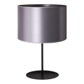 Duolla - Galda lampa CANNES 1xE14/15W/230V d. 20 cm sudraba/melna