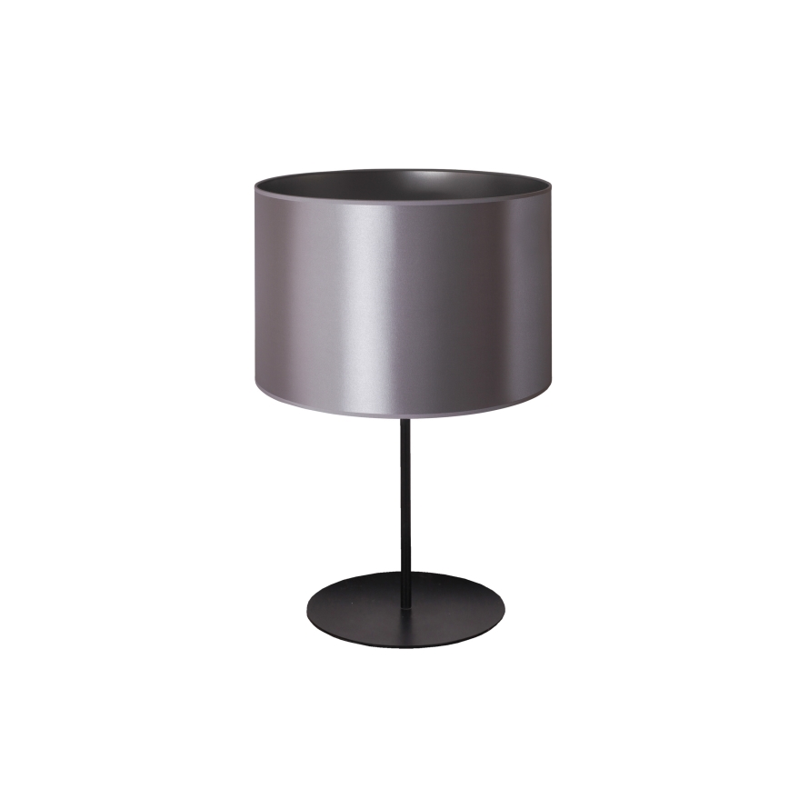 Duolla - Galda lampa CANNES 1xE14/15W/230V d. 20 cm sudraba/melna