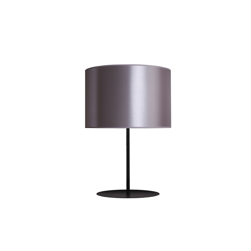 Duolla - Galda lampa CANNES 1xE14/15W/230V d. 20 cm sudraba/varš/melna