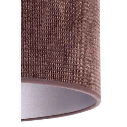 Duolla - Galda lampa LYON 1xE27/15W/230V d. 30 cm brūna