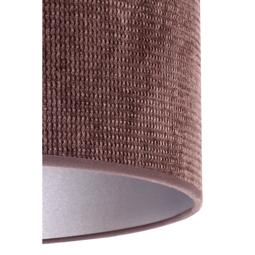 Duolla - Galda lampa LYON 1xE27/15W/230V d. 30 cm brūna