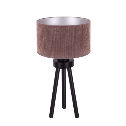 Duolla - Galda lampa LYON 1xE27/15W/230V d. 30 cm brūna