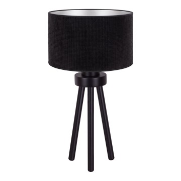 Duolla - Galda lampa LYON 1xE27/15W/230V d. 30 cm melna