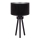 Duolla - Galda lampa LYON 1xE27/15W/230V d. 30 cm melna
