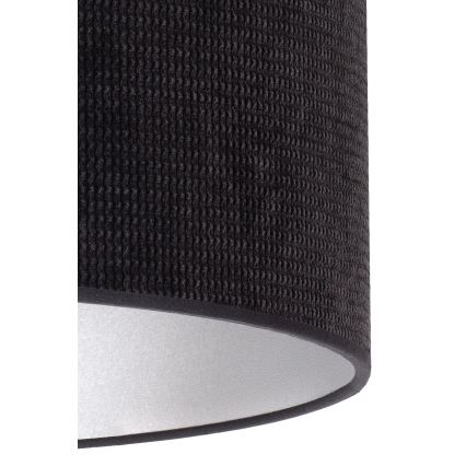 Duolla - Galda lampa LYON 1xE27/15W/230V d. 30 cm melna