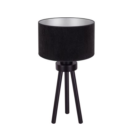Duolla - Galda lampa LYON 1xE27/15W/230V d. 30 cm melna