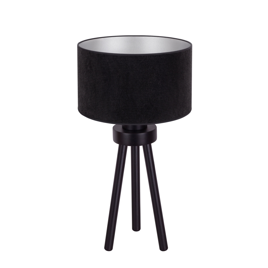 Duolla - Galda lampa LYON 1xE27/15W/230V d. 30 cm melna