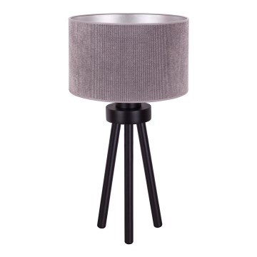 Duolla - Galda lampa LYON 1xE27/15W/230V d. 30 cm pelēka