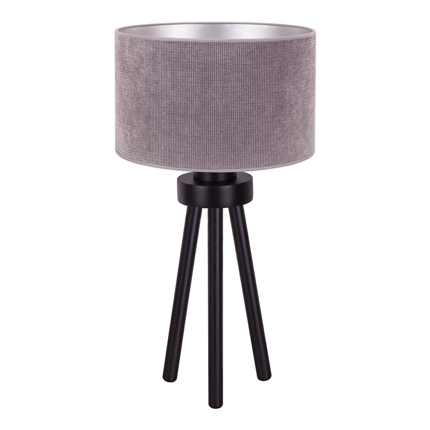 Duolla - Galda lampa LYON 1xE27/15W/230V d. 30 cm pelēka