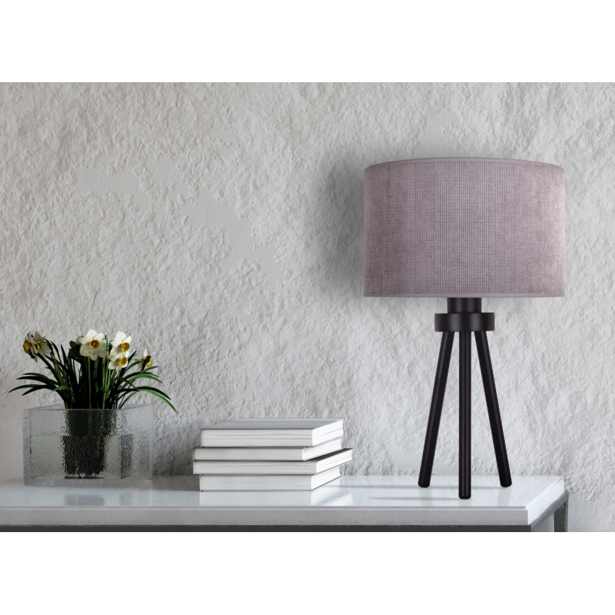 Duolla - Galda lampa LYON 1xE27/15W/230V d. 30 cm pelēka