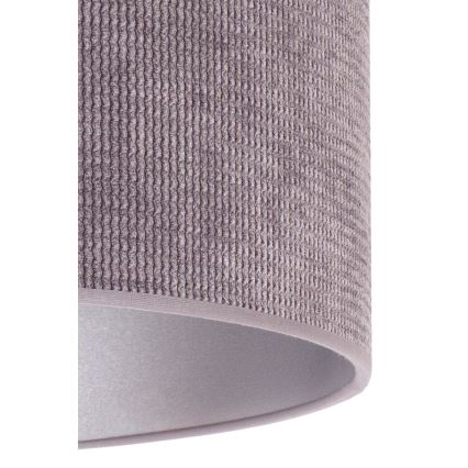 Duolla - Galda lampa LYON 1xE27/15W/230V d. 30 cm pelēka
