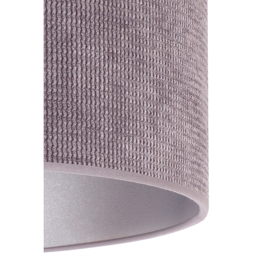 Duolla - Galda lampa LYON 1xE27/15W/230V d. 30 cm pelēka