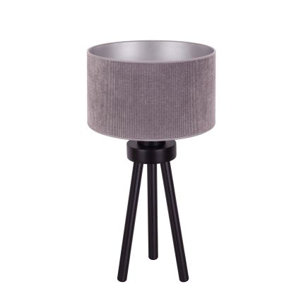 Duolla - Galda lampa LYON 1xE27/15W/230V d. 30 cm pelēka