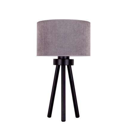 Duolla - Galda lampa LYON 1xE27/15W/230V d. 30 cm pelēka