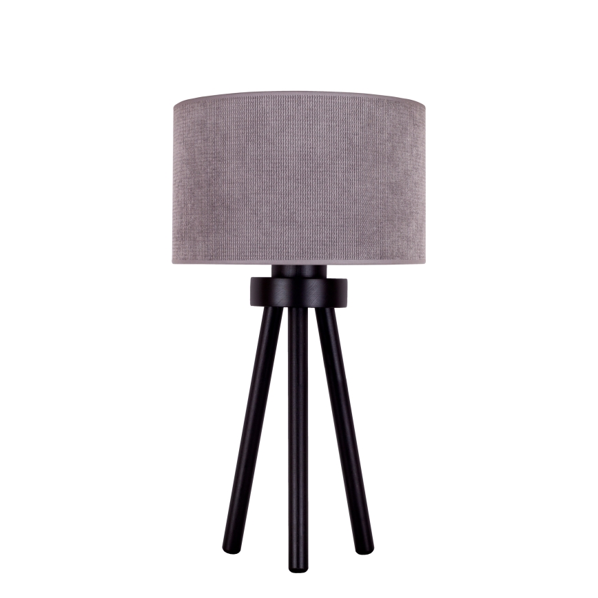 Duolla - Galda lampa LYON 1xE27/15W/230V d. 30 cm pelēka