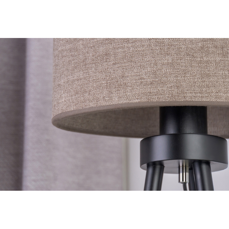 Duolla - Galda lampa OVAL 1xE27/15W/230V d. 30 cm brūna