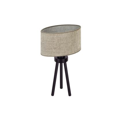 Duolla - Galda lampa OVAL 1xE27/15W/230V d. 30 cm brūna