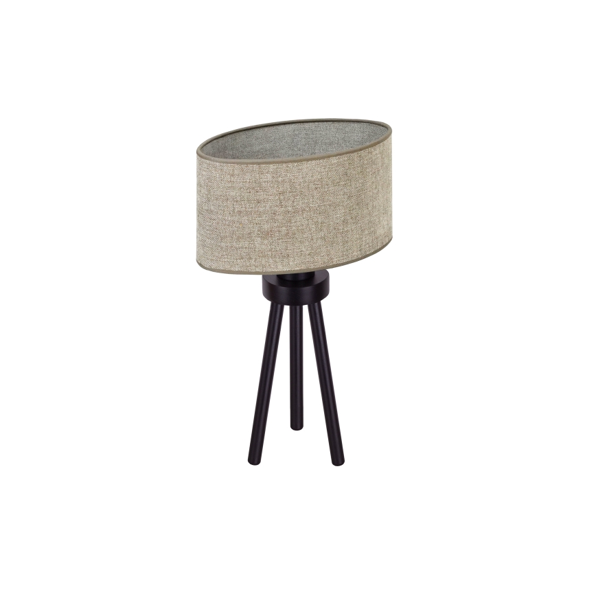 Duolla - Galda lampa OVAL 1xE27/15W/230V d. 30 cm brūna