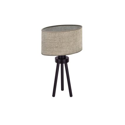 Duolla - Galda lampa OVAL 1xE27/15W/230V d. 30 cm brūna