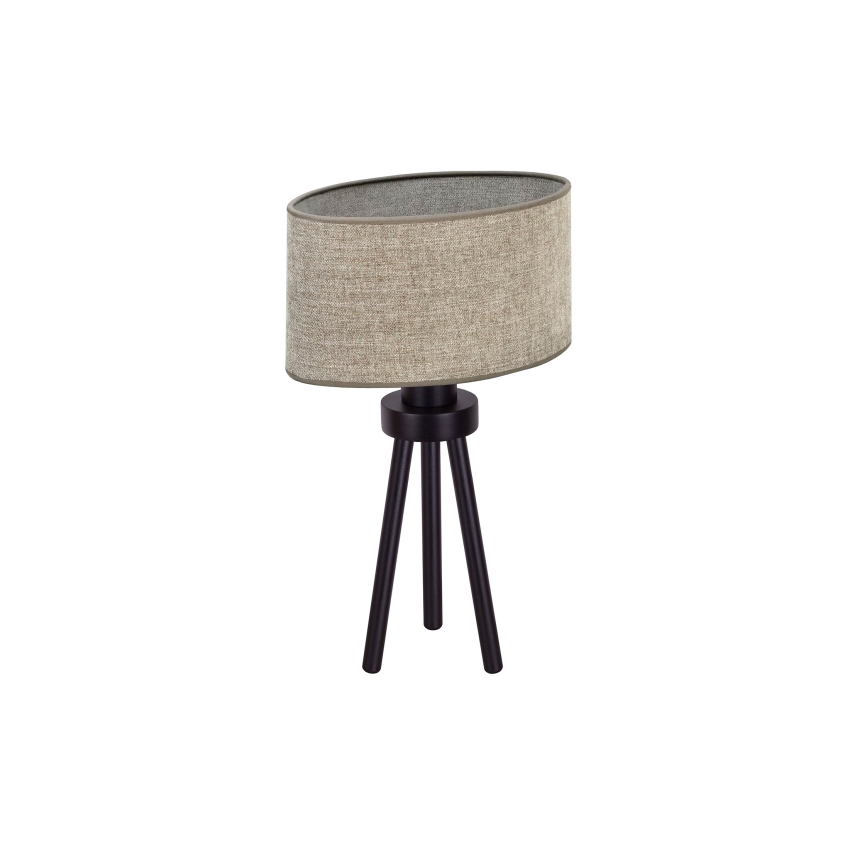 Duolla - Galda lampa OVAL 1xE27/15W/230V d. 30 cm brūna
