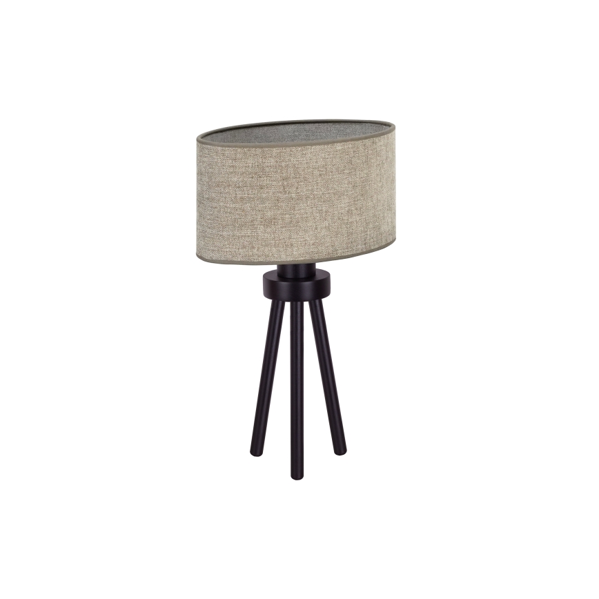 Duolla - Galda lampa OVAL 1xE27/15W/230V d. 30 cm brūna