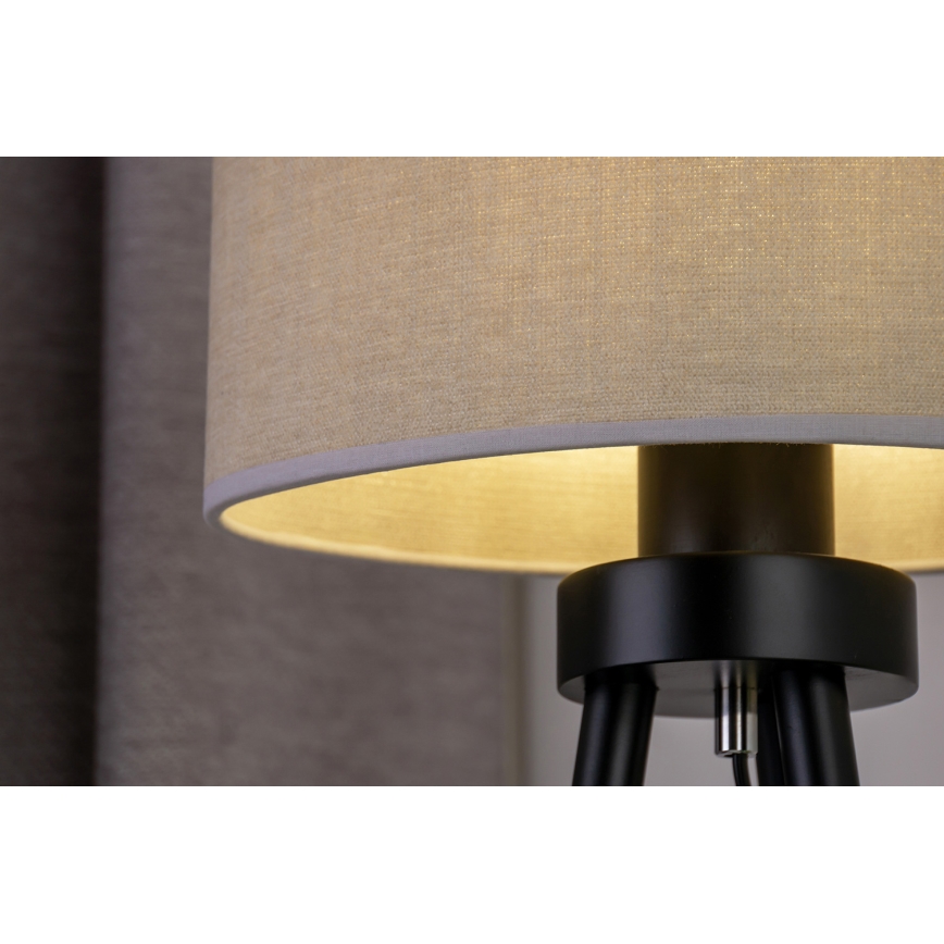 Duolla - Galda lampa OVAL 1xE27/15W/230V d. 30 cm pelēka