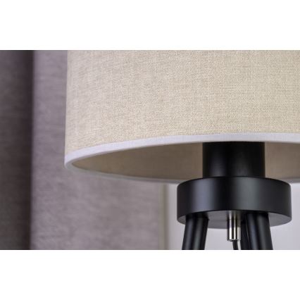 Duolla - Galda lampa OVAL 1xE27/15W/230V d. 30 cm pelēka
