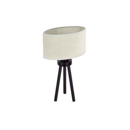 Duolla - Galda lampa OVAL 1xE27/15W/230V d. 30 cm pelēka