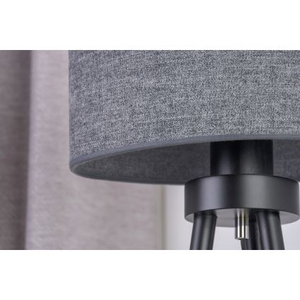 Duolla - Galda lampa OVAL 1xE27/15W/230V d. 30 cm pelēka
