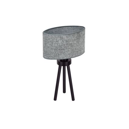 Duolla - Galda lampa OVAL 1xE27/15W/230V d. 30 cm pelēka