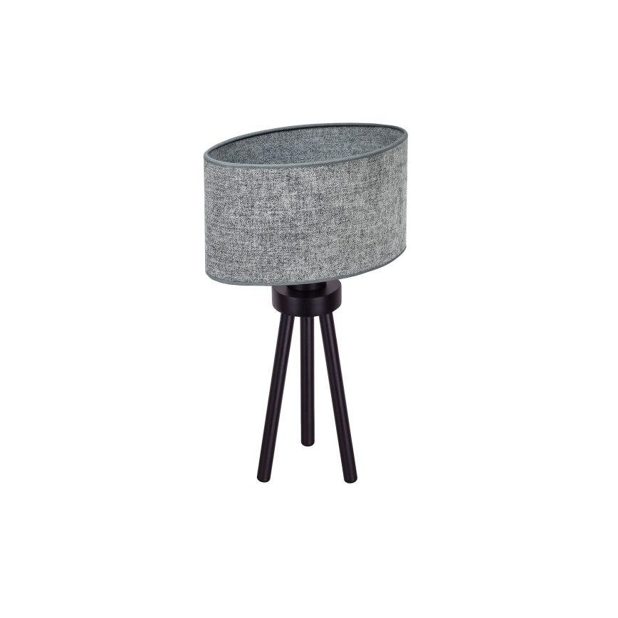 Duolla - Galda lampa OVAL 1xE27/15W/230V d. 30 cm pelēka