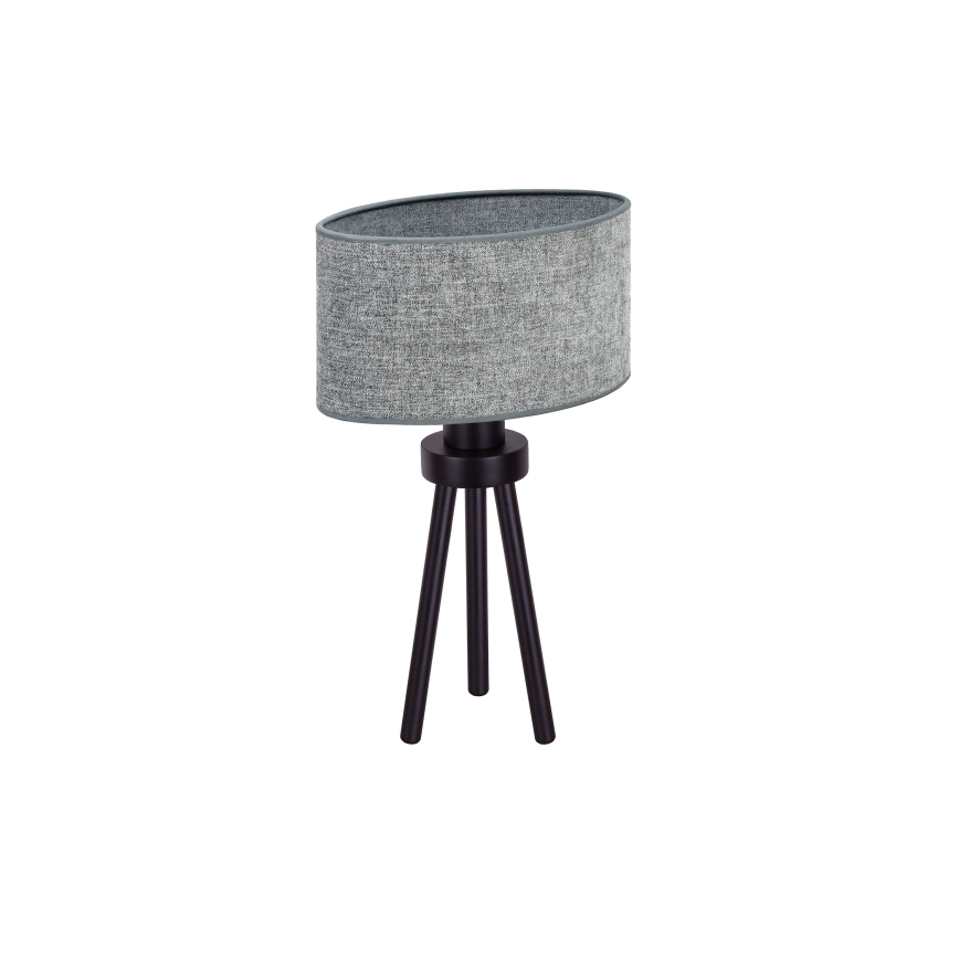 Duolla - Galda lampa OVAL 1xE27/15W/230V d. 30 cm pelēka