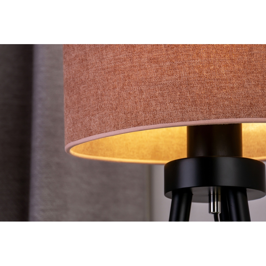 Duolla - Galda lampa OVAL 1xE27/15W/230V d. 30 cm rozā