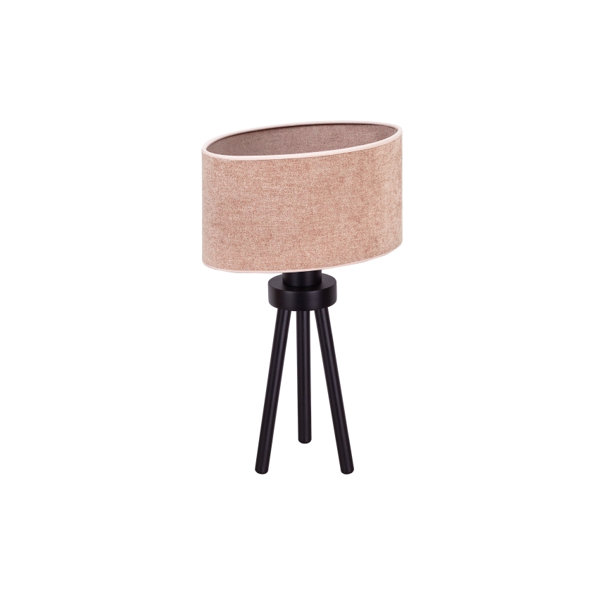 Duolla - Galda lampa OVAL 1xE27/15W/230V d. 30 cm rozā