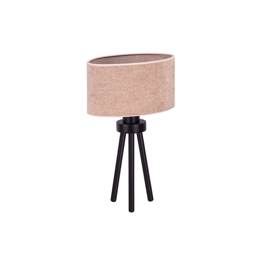 Duolla - Galda lampa OVAL 1xE27/15W/230V d. 30 cm rozā