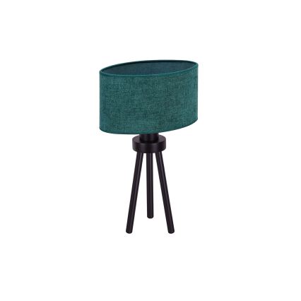 Duolla - Galda lampa OVAL 1xE27/15W/230V d. 30 cm zaļa