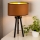 Duolla - Galda lampa OVAL VEGAN 1xE27/15W/230V d. 30 cm brūna