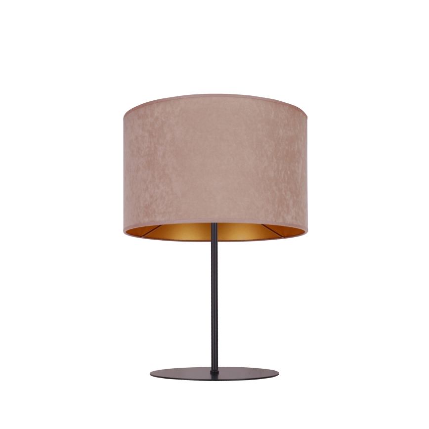 Duolla - Galda lampa ROLLER 1xE14/15W/230V d. 20 cm bēša/zelta