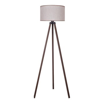 Duolla - Grīdas stāvlampa 1xE27/60W/230V d. 44 cm bēša/brūna