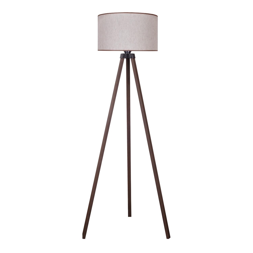Duolla - Grīdas stāvlampa 1xE27/60W/230V d. 44 cm bēša/brūna