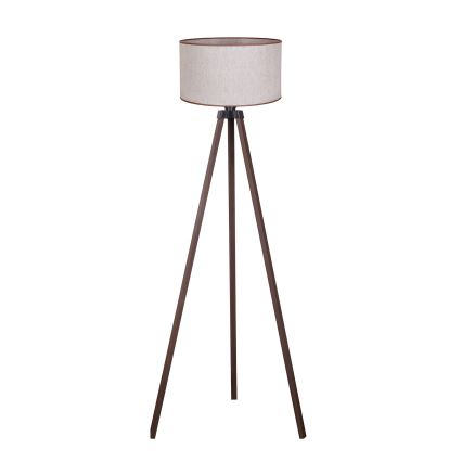 Duolla - Grīdas stāvlampa 1xE27/60W/230V d. 44 cm bēša/brūna