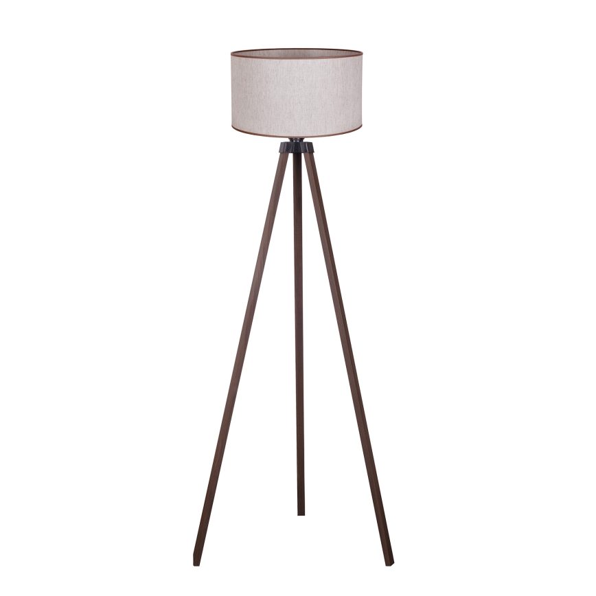 Duolla - Grīdas stāvlampa 1xE27/60W/230V d. 44 cm bēša/brūna