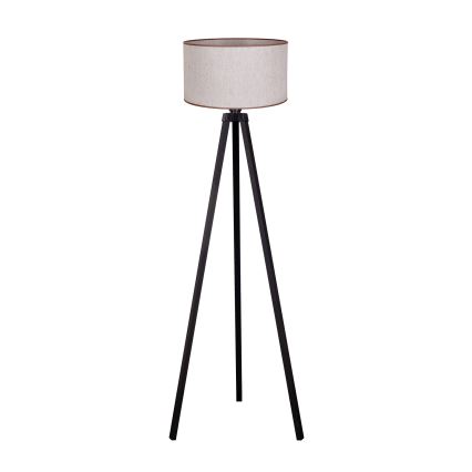 Duolla - Grīdas stāvlampa 1xE27/60W/230V d. 44 cm bēša/venge