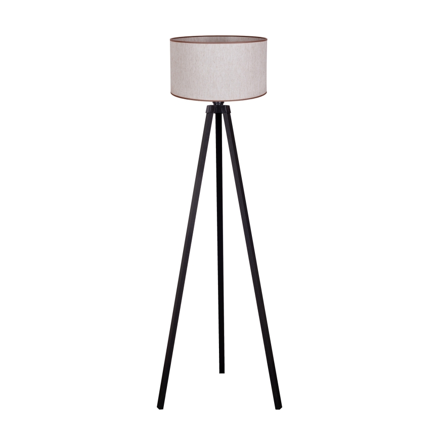 Duolla - Grīdas stāvlampa 1xE27/60W/230V d. 44 cm bēša/venge