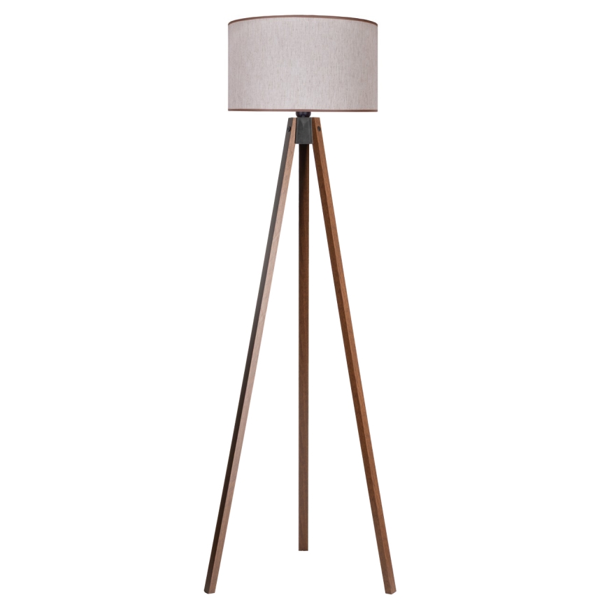 Duolla - Grīdas stāvlampa 1xE27/60W/230V d. 44 cm bēša/venge