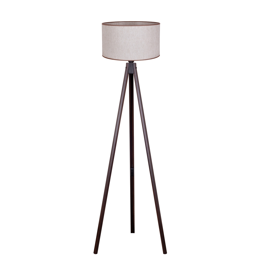 Duolla - Grīdas stāvlampa 1xE27/60W/230V d. 44 cm bēša/venge