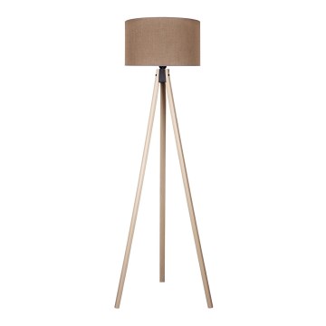 Duolla - Grīdas stāvlampa 1xE27/60W/230V d. 44 cm brūna/bēša